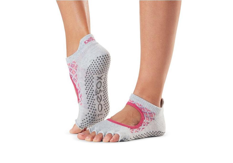 Носки для йоги ToeSox Half Toe Bellarina Grip Siesta S размер