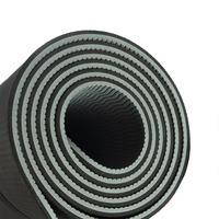 Коврик для тренировок Dual Yoga Mat Grey/Black - GymBeam
