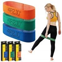 Резинка для фитнеса и спорта тканевая 4FIZJO Flex Band 3 шт 1-15 кг 4FJ0126