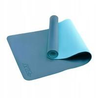 Коврик спортивный 4FIZJO TPE 4 мм для йоги и фитнеса 4FJ0334 Blue/Sky Blue