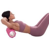 Роллер для йоги и пилатеса SP-Sport Grid Bubble Roller FI-6672-BUBBLE 45 см Розовый