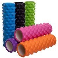 Роллер для йоги и пилатеса SP-Sport Grid Bubble Roller FI-6672-BUBBLE 45 см Розовый