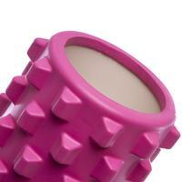 Ролик массажный Foam Roller Deep Tissue - 45 см Розовый