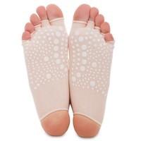 Носки для йоги с открытыми пальцами SP-Planeta FI-0439 (полиэстер, хлопок, р-р 36-41, Пастельно-розовый)