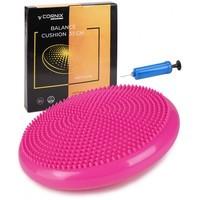 Балансировочная подушка-диск Cornix 33 см (сенсомоторная) массажная XR-0055 Pink