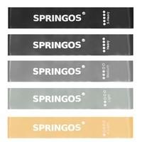 Резинка для фитнеса Springos Mini Power Band 5 шт 1-25 кг FA0132