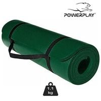 Коврик для йоги и фитнеса PowerPlay 4151 NBR Performance Mat Зеленый (183x61x1.5)