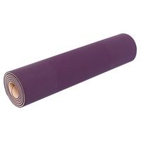 Коврик для фитнеса и йоги TPE+TC 6 мм двухслойный SP-Planeta FI-3046 Фиолетово-пудровый