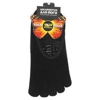 Носки для йоги с закрытыми пальцами SP-Planeta FI-9938 размер 36-41 Черный
