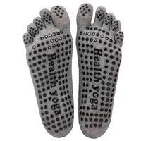Носки для йоги с закрытыми пальцами SP-Planeta FI-9938 размер 36-41 Серый