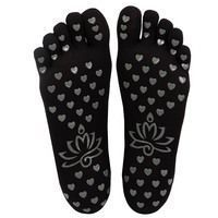 Носки для йоги с закрытыми пальцами SP-Planeta FI-9936 размер 36-41 Черный