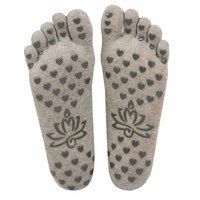 Носки для йоги с закрытыми пальцами SP-Planeta FI-9936 размер 36-41 Серый