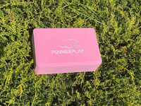 Блок для йоги PowerPlay 4006 Yoga Brick Розовый (пара)