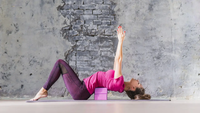 Блок для йоги PowerPlay 4006 Yoga Brick Розовый (пара)