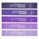 Резинки для фитнеса Cornix Mini Power Band набор 5 шт 1-20 кг XR-0253