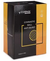Мяч для фитнеса (фитбол) Cornix 55 см Anti-Burst XR-0014 Black