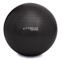 Мяч для фитнеса (фитбол) Cornix 55 см Anti-Burst XR-0014 Black