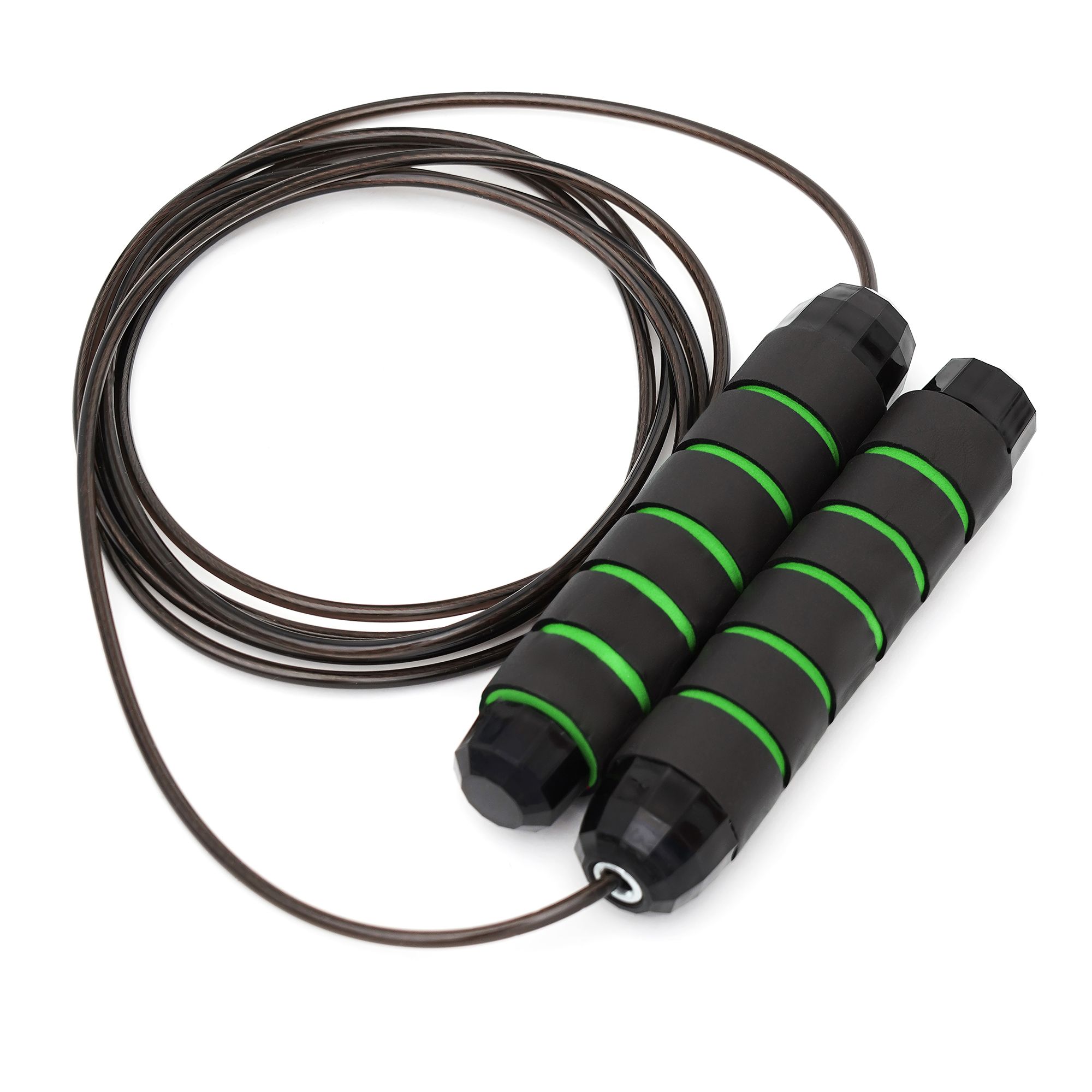 Скакалка скоростная для кроссфита Cornix Speed Rope Classic XR-0148 Black/Green