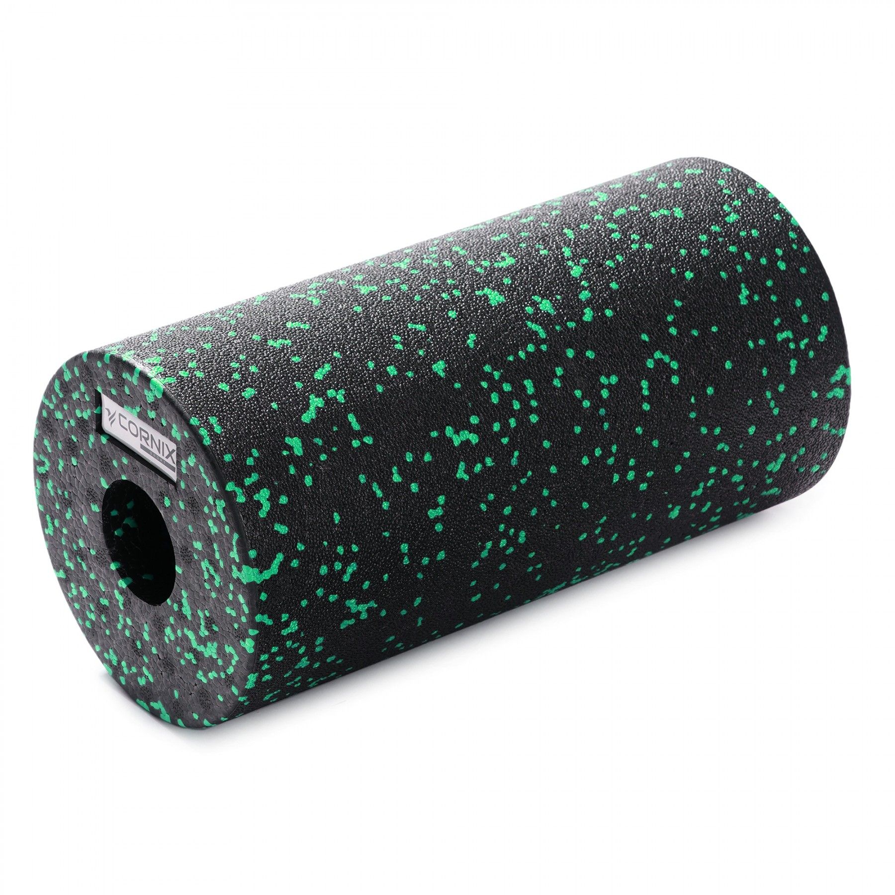 Масажний ролик Cornix EPP 30 x 15 см (валик, роллер) XR-0131 Black/Green