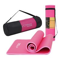 Коврик спортивный Cornix NBR 183 x 61 x 1 cм для йоги и фитнеса XR-0097 Pink/Pink