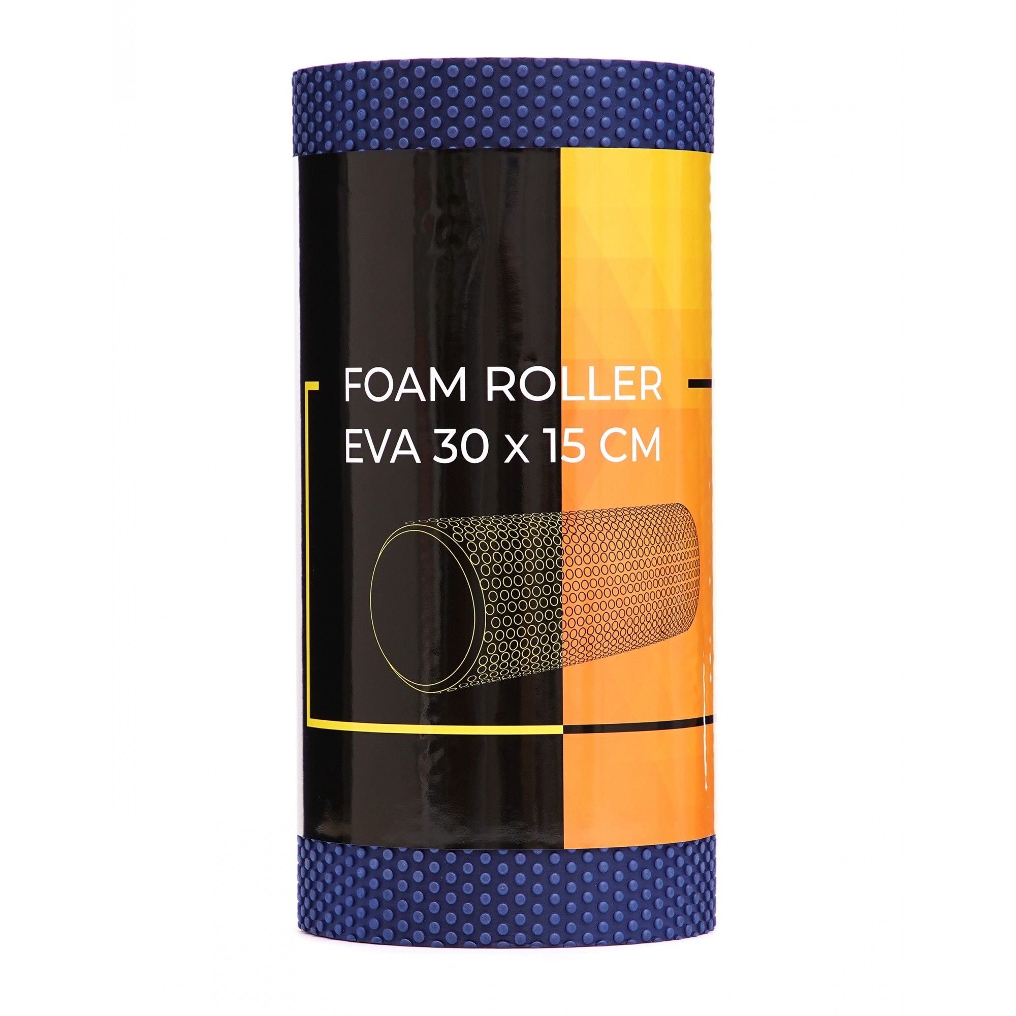 Массажный ролик Cornix EVA+ 30 x 15 см (валик, роллер) XR-0299 Navy Blue