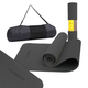 Коврик спортивный Cornix TPE 183 x 61 x 0.6 cм для йоги и фитнеса XR-0350 Black