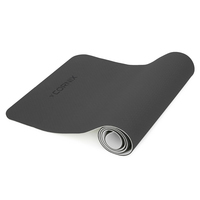 Коврик спортивный Cornix TPE 183 x 61 x 0.6 cм для йоги и фитнеса XR-0349 Black/Grey