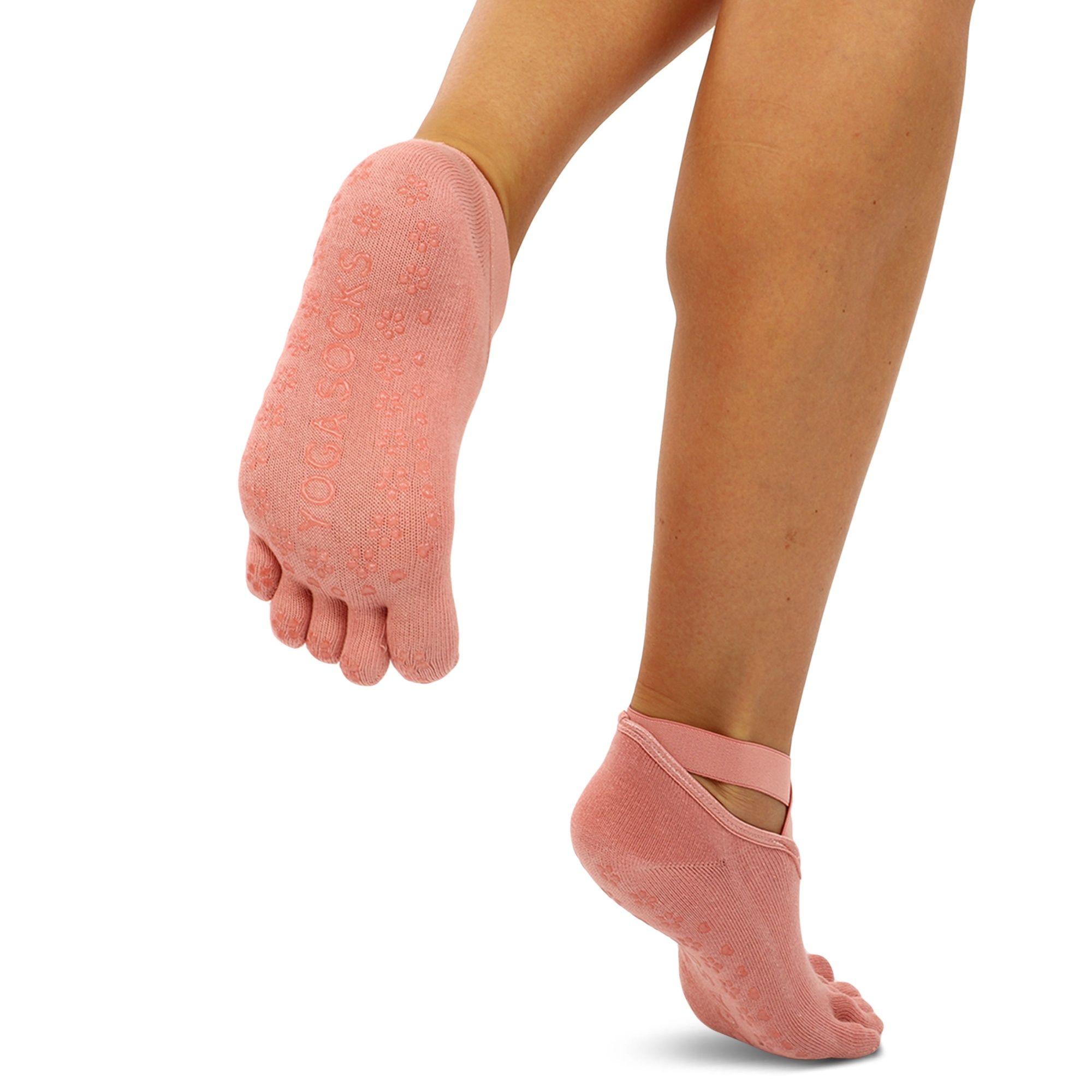 Носки для йоги размер Gemini 36-41 TA-1089 Нежно-розовый