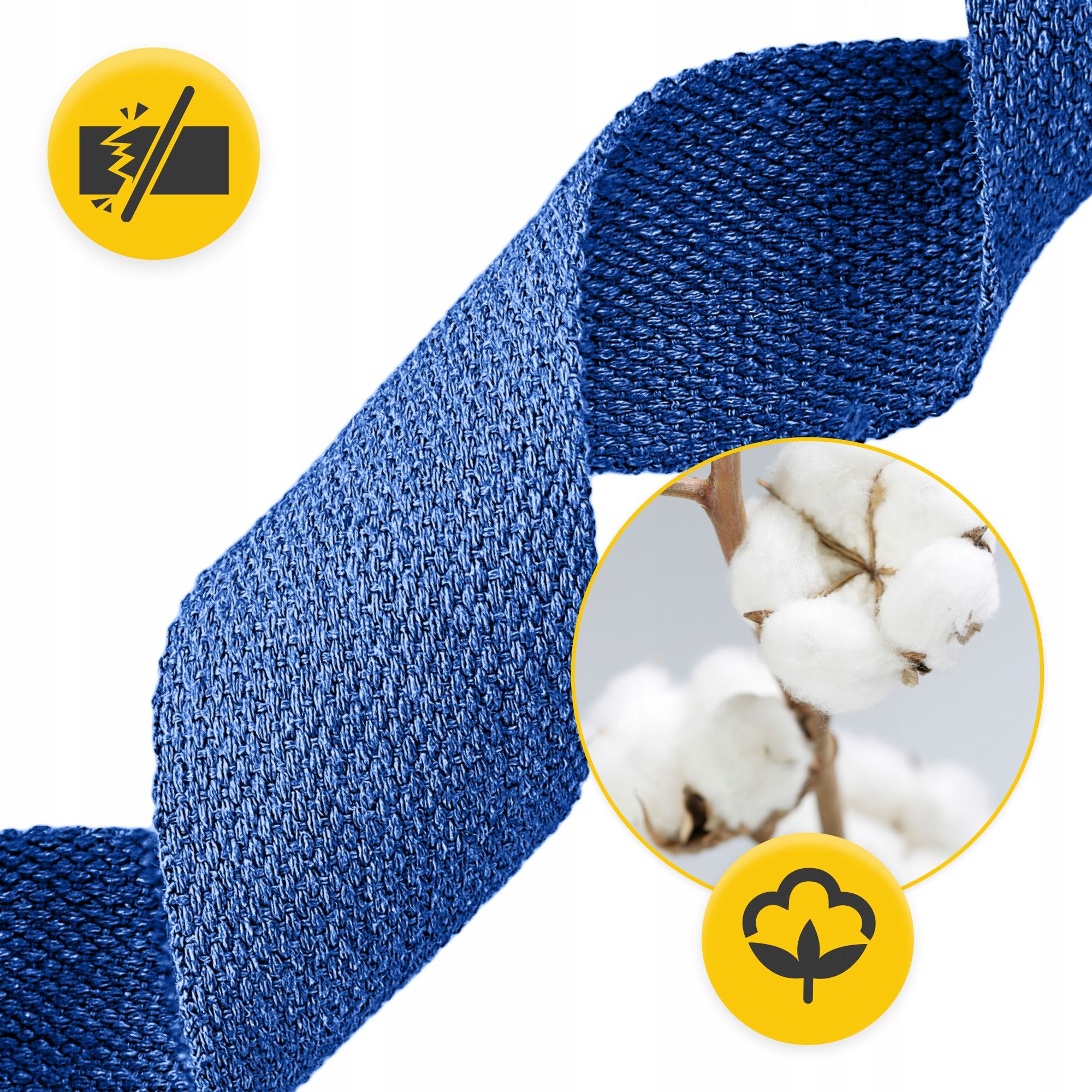 Ремень для йоги 4FIZJO 300 см Blue (P-5907739318435)