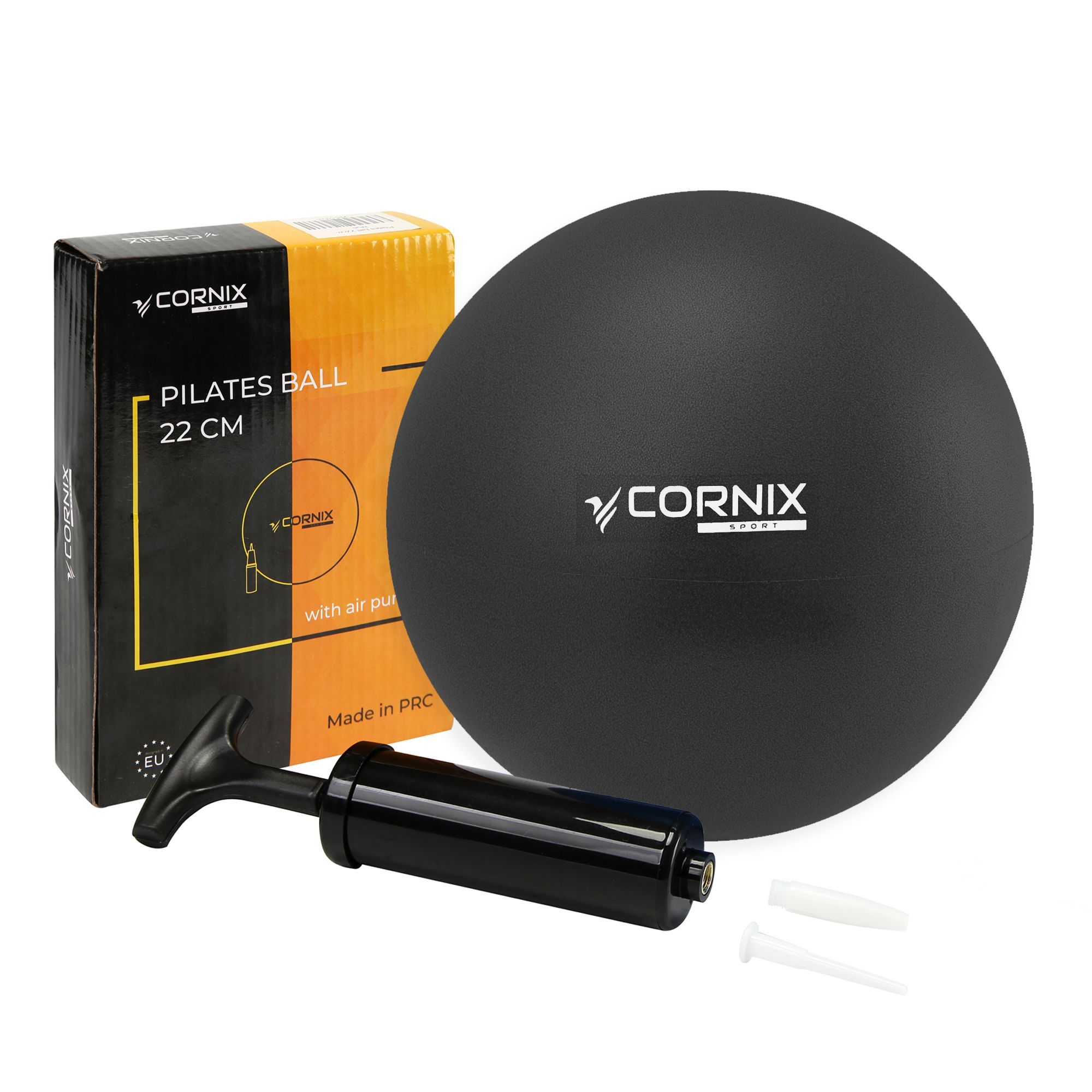 Мяч для пилатеса, йоги, реабилитации Cornix MiniGYMball 22 см XR-0371 Black