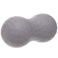 Арахис массажер для спины двойной гладкий силикон 14х6,5см Gemini GD007 Серый
