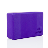 Блок для йоги Gemini Eva Pro 180грам 23х15х7,5см (Фиолетовый) Purple GBK-1011