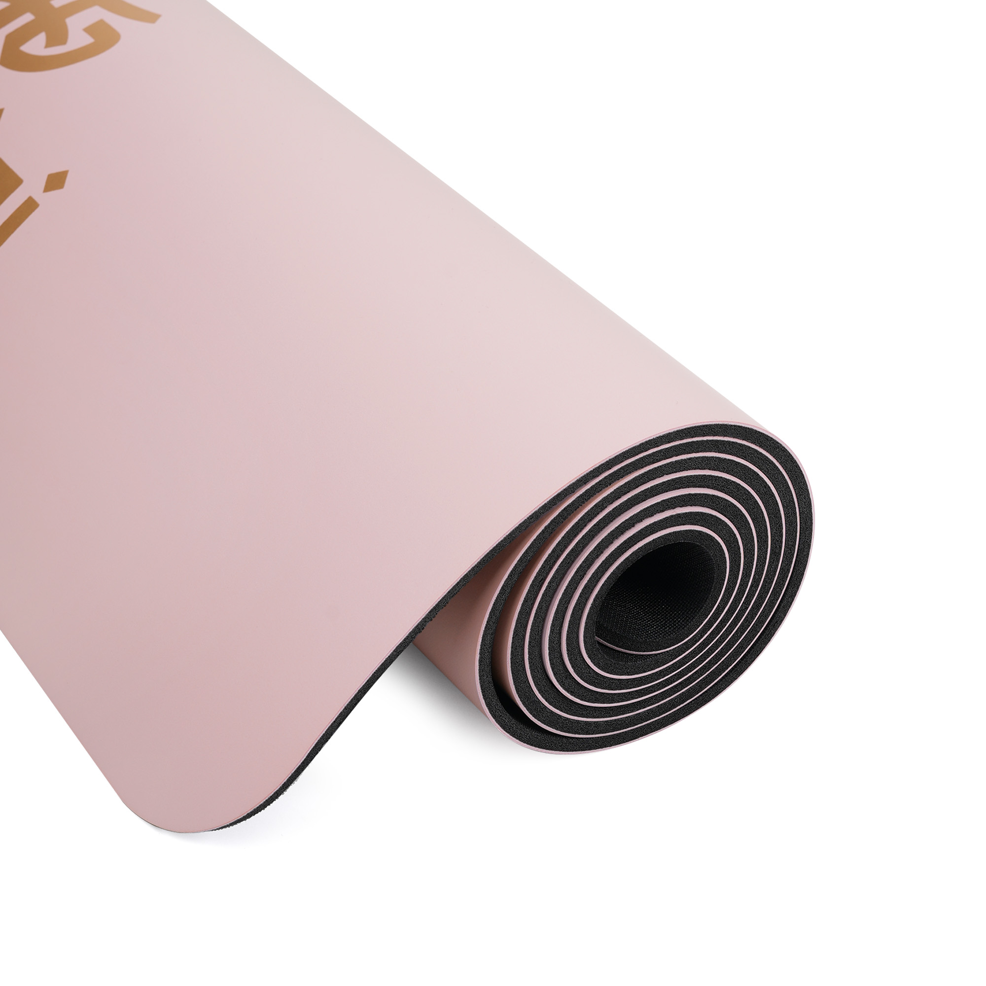 Коврик для йоги каучуковый полиуретан Gemini Sport Pro 183см*68см*5мм PUY-3900-13 Светло-Розовый