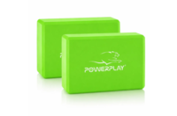 Блок для йоги PowerPlay 4006 Yoga Brick Мятный (пара)