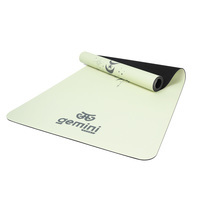 Коврик для йоги каучуковый полиуретан Pro ILLustration Gemini Sport Pro 183см*68см*5мм PUY-5900-1 Серый