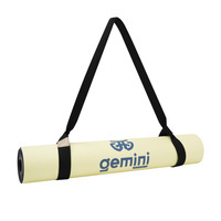 Коврик для йоги каучуковый полиуретан Pro ILLustration Gemini Sport Pro 183см*68см*5мм PUY-5900-2 Светло-розовый