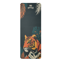 Коврик для йоги каучуковый полиуретан Pro ILLustration Gemini Sport Pro 183см*68см*5мм PUY-5900-4 Зеленый