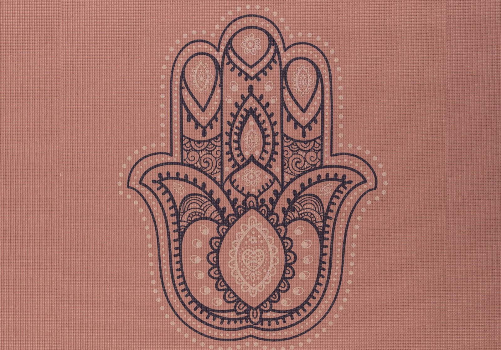 Коврик для йоги Bodhi Leela Hamsa Hand 183х60 см