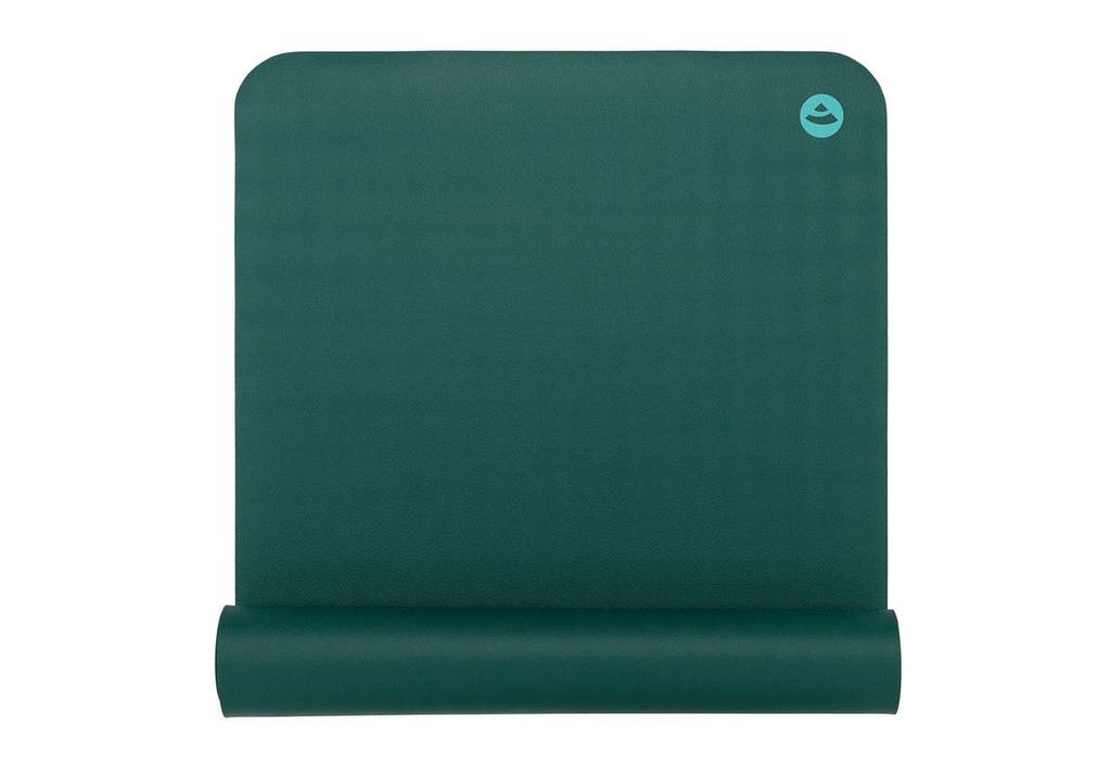 Каучуковый коврик для йоги Bodhi EcoPro XL Темно-зелений 200х60 см