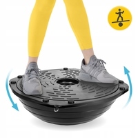 Балансировочная платформа 4FIZJO Bosu Ball 60 см Black (P-5905973402446)