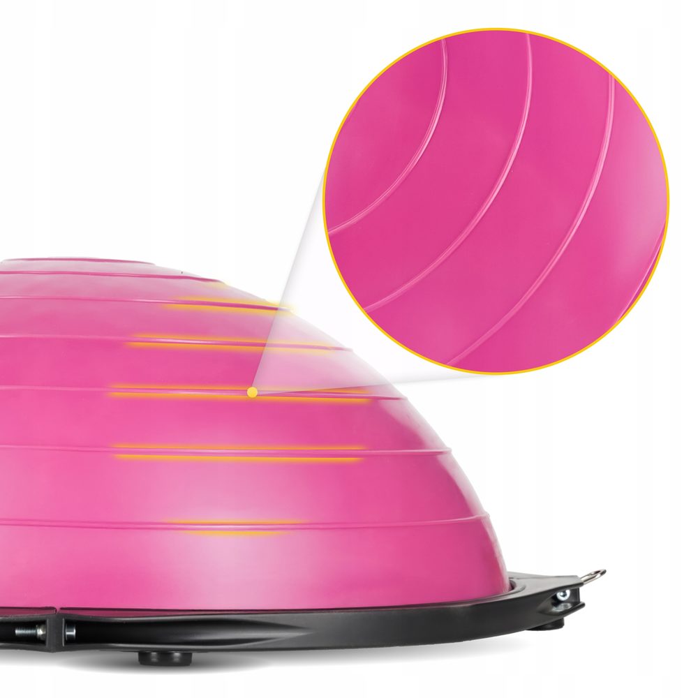 Балансировочная платформа 4FIZJO Bosu Ball 60 см Pink (P-5905973402453)