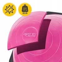 Балансировочная платформа 4FIZJO Bosu Ball 60 см Pink (P-5905973402453)