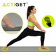Коврик спортивный Actiget NBR 183 x 61 x 1 cм для йоги и фитнеса ACT0019 Grey