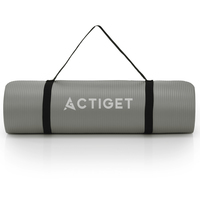 Коврик спортивный Actiget NBR 183 x 61 x 1 cм для йоги и фитнеса ACT0019 Grey