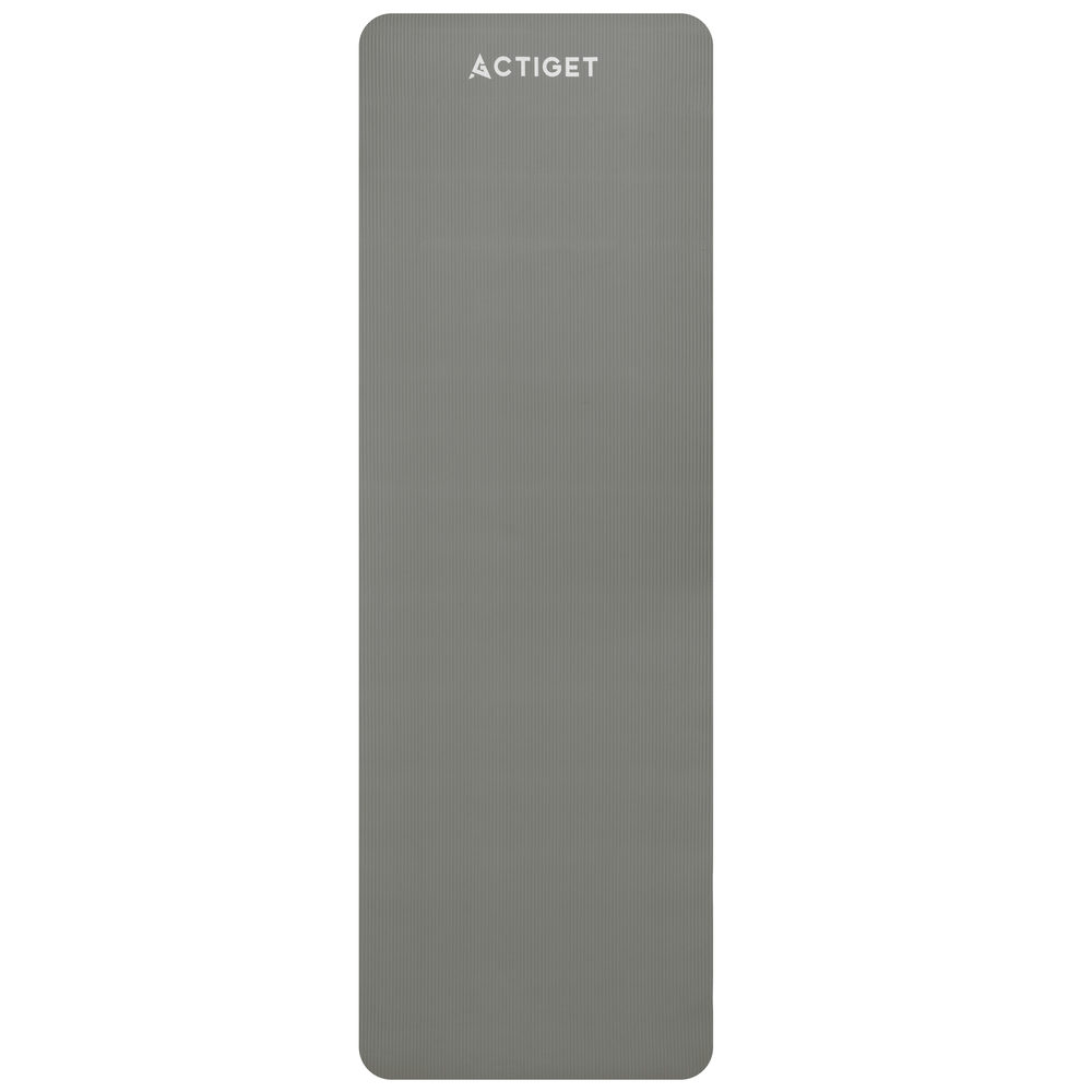 Коврик спортивный Actiget NBR 183 x 61 x 1 cм для йоги и фитнеса ACT0019 Grey