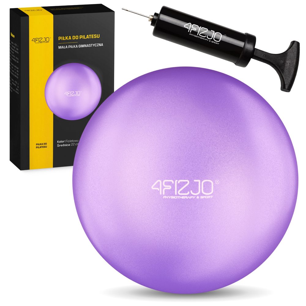 Мяч для пилатеса, йоги, реабилитации 4FIZJO 22 см Violet (P-5905973404860)