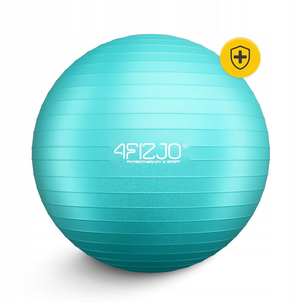 Мяч для фитнеса (фитбол) 4FIZJO 65 см Anti-Burst Mint (P-5905973404761)