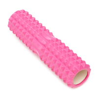 Массажный ролик Cornix EVA 45 x 12.5 см (валик, роллер) XR-0332 Pink