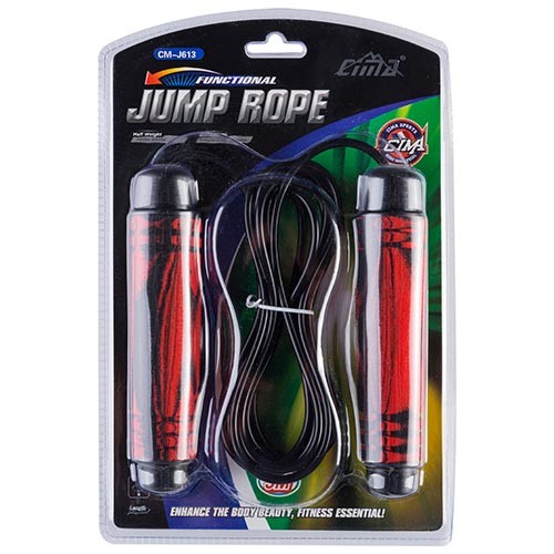 Скакалка CIMA скоростная с подшипниками и утяжелителями 3 м CM-J583